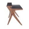 Archer - Contemporary Desk - Walnut / Gray - Image 2