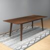 Levi - Modern Style Rectangular Dining Table - Brown - Image 10
