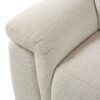 Dayana - Boucle Power Recliner Sectional Sofa For 5 People With Cupholder Console Adjustable Headrest - Beige - Image 4
