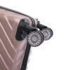 3 Piece Travel Lightweight Suitcase With Wheels, Password Lock, Business And Travel Carry On Luggage (20" / 24" / 28") - Rose Gold - Image 7