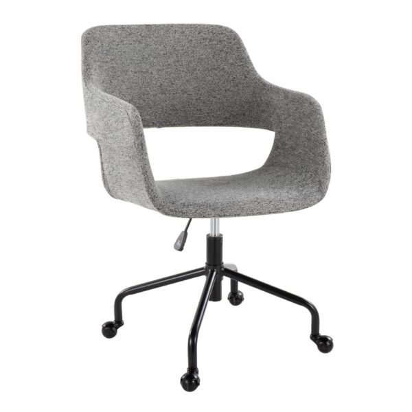 Margarite - Contemporary Adjustable Office Chair - Black / Gray