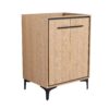 Modern Bathroom Vanity Cabinet With Soft Closing Doors - Oak - Image 4
