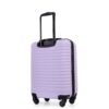20" Carry On Luggage Lightweight Suitcase, Spinner Wheels - Lavender Purple - Image 9