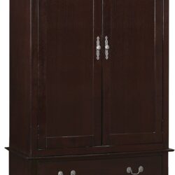Storage Armoire Elegant - Cappuccino