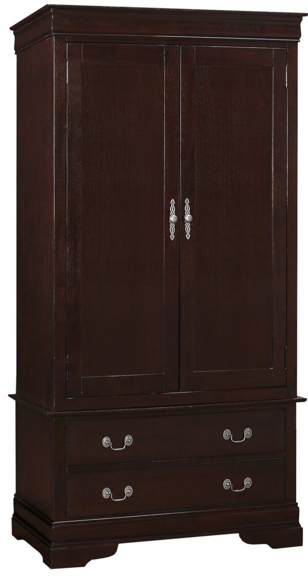 Storage Armoire Elegant - Cappuccino