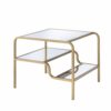 Astrid - Mirrored End Table - Gold - Image 2
