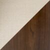 Folia Bacci - 5 Piece Mid-Century Modern Dining Set - Walnut / Cream - Image 5