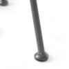 Petrichor - Outdoor Side Table With Tempered Glass And Steel Frame - Gray - Image 7