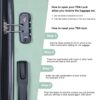 Luggage 4 Piece Lightweight Suitcase With Rotating Wheels, 24" And 28" With Tsa Lock, (16/20/24/28) - Olive Green - Image 12