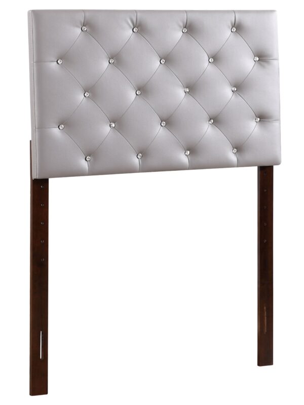 Twin Stylish Casual Headboard - Light Gray