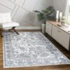 Legacy - 2'7" X 7' Area Rug - Multi / Gray - Image 4