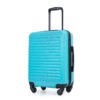 20" Carry On Luggage Lightweight Suitcase, Spinner Wheels - Turquoise - Image 8