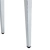 (Set of 4) Backrest Chairs With Silver Metal Legs The Perfect Combination, Suitable For Minimalist And Modern Home Styles - White / Silver - Image 14