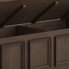 Amherst - Entryway Storage Bench - Farmhouse Brown - Image 7