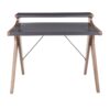 Archer - Contemporary Desk - Walnut / Gray - Image 5
