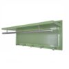 Esyspot - Metal Powder Coating Hook Wall Mounted With Shelf - Green - Image 5