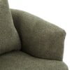 360° Swivel Chair, Chenille Upholstered Barrel Sofa Chair With Throw Pillow, For Living Room, Office - Green - Image 22
