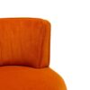 360 Degree Swivel Cuddle Barrel Accent Sofa Chair, Fluffy Round Armchair - Orange - Image 17
