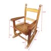 Children's Rocking Chair Indoor Or Outdoor, Suitable For Kids, Durable - Oak - Image 7