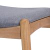 Candescent - Dining Chair With Curved Back And Wood Frame (Set of 2) - Gray - Image 8