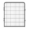 108.27" 16 Panels Heavy Duty Metal Playpen With Door, Dog Fence Pet Exercise Pen For Outdoor - Black - Image 18