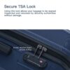 3 Piece Luggage Sets Lightweight Suitcase With Two Hooks, Spinner Wheels, Tsa Lock, (20/24/28) Navy - Image 32