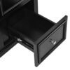 Bathroom Vanity Cabinet With Ceramic Basin, 3 Drawers And Adjustable Shelves - Black - Image 17