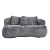 Bean Bag Sofa Lazy Sofa Durable Comfort Lounger High Back Bean Bag Chair Couch For Adults And Kids, Indoor & Outdoor - Dark Gray - Image 17