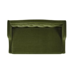 Robin - Tufted Wingback Pet Sofa Bed, Medium - Olive Green