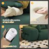 Human Dog Bed, Lazy Sofa Couch, Multifunctional Foldable Sofa Bed, 3 In 1 Teddy Fabric Sleeper Sofa Bed For Living Room Guest Bed, Playroom - Green - Image 12
