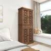 4 Door Cabinet With 1 Drawer, With 4 Adjustable Inner Shelves, Storage Cabinet - Image 4