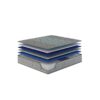 Comfort Care - 13" Queen Hybrid Mattress, Firm Comfort, Advanced Cooling - Gray / Blue - Image 5