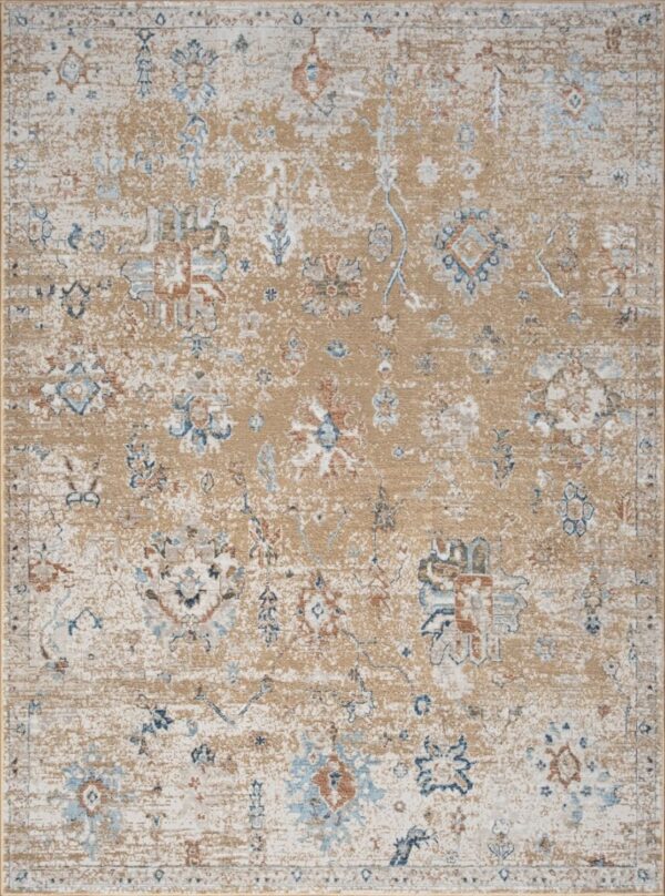 Noble - 2' X 3' Area Rug - Gold