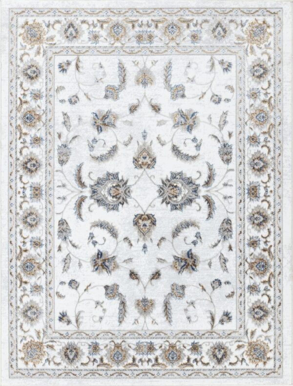 Legacy - 2'7" X 7' Area Rug, Polypropylene - Multi / White