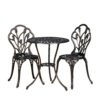 Nassau - Cast 3 Pieces Bistro Set - Copper - Image 2