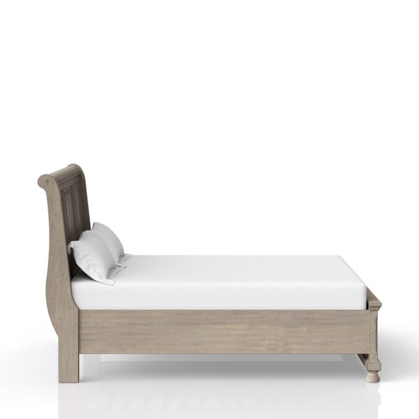 King Storage Bed - Antique Gray