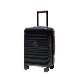 20" Carry On Luggage Lightweight Suitcase Tsa Lock USB Port Luggage Wheel Lock Artificial Leather Top Handle Spinner Wheels - Black