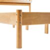 Mid-Century Modern Solid Wood Queen Spindle Bed - Natural Pine - Image 4