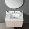 Vanity Top, Sintered Stone - Carrara White With Veins - Image 2