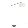 Casper - Contemporary Floor Lamp - Oil Bronze / Natural - Image 3