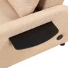 Versatile Pull Out Sofa Sleeper 3 In 1 With Wing Table & USB Charge Linen, Compact Design - Beige - Image 23
