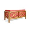 Brava - X Back Right Corner Bench - Red - Image 4