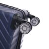 3 Piece Travel Lightweight Suitcase With Wheels, Password Lock, Business And Travel Carry On Luggage, (20" / 24" / 28") - Blue - Image 10