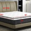 10" King Hybrid Mattress A Box, Pillow Top Bed Cushion With Breathable And Hypoallergenic Design, Medium Firm For Lumbar Support - White / Gray - Image 7