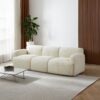 Simone - Sofa - Cream / White - Image 5