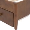 Queen Size Platform Bed With 2 Big Drawers Twin Size Trundle - Brown - Image 10