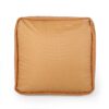 Bambo - Rectangle Pouf Ottoman Floor Cushion - Caramel - Image 4