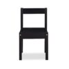 Della - 3-Piece Solid Wood Kids Table & Two Chair Set - Black - Image 4