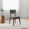 Carlos - Solid Back Side Chair (Set of 2) - Brown / Gray - Image 8