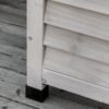 Outsunny - 75 Gallon Wooden Deck Box, Outdoor Storage Container With Aerating Gap & Weather-Fighting Finish - Gray - Image 5